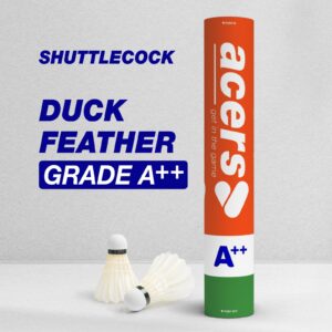 ACERS Badminton Duck Feather Shuttlecock Grade A++