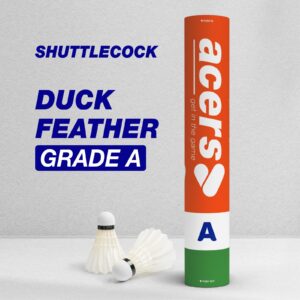 ACERS Badminton Feather Shuttlecock Grade A